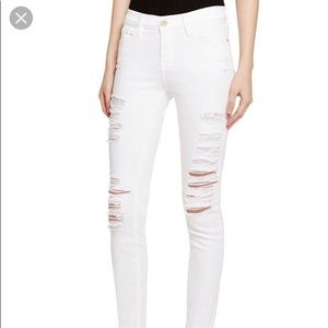 Frame Le Skinny de Jeanne Ripped